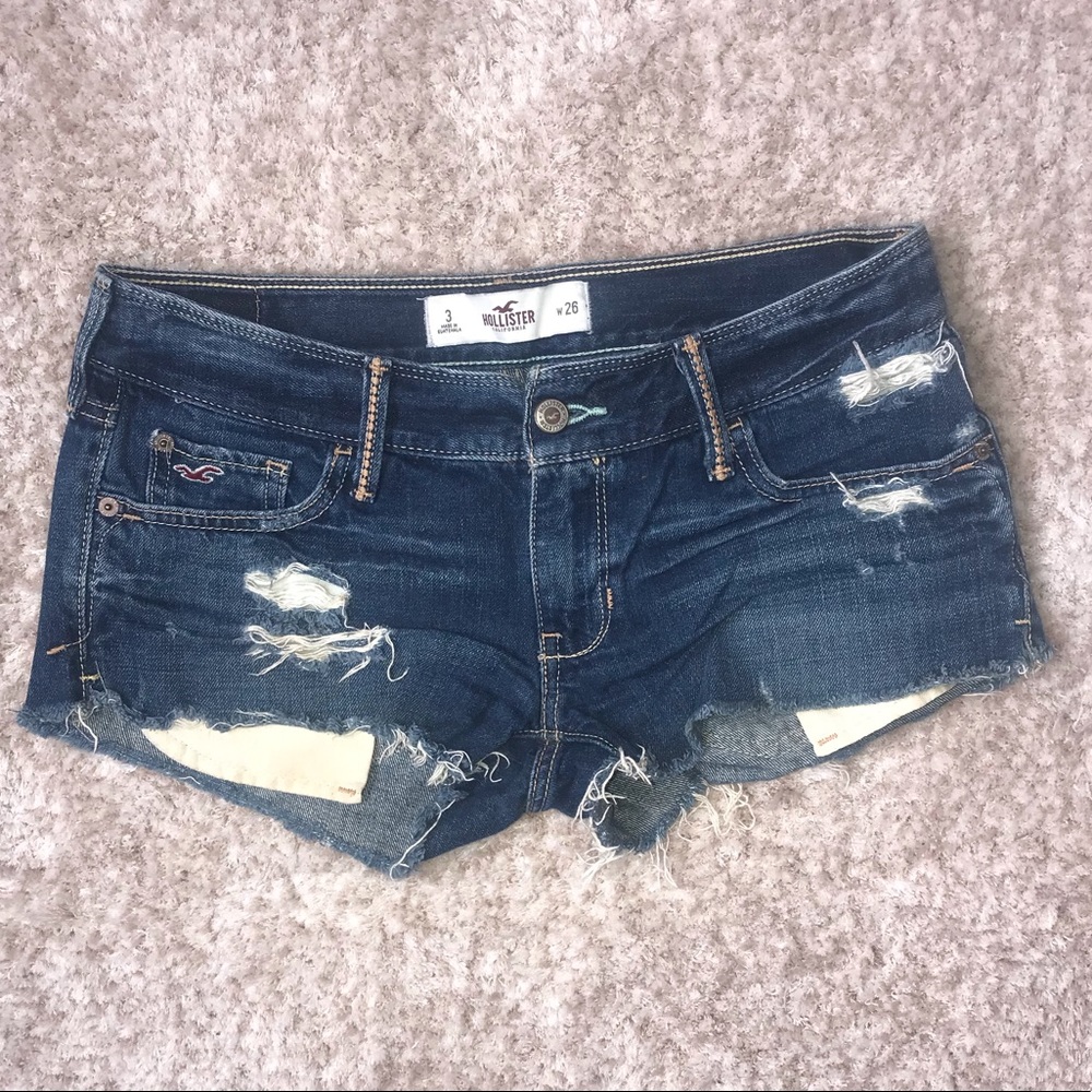 Hollister Distressed Denim Shorts